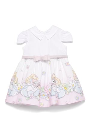 abito in cotone bianco MONNALISA KIDS | 31E90756609990